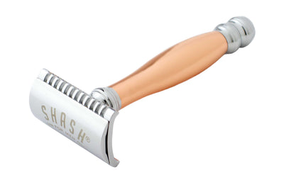 Bogart Collection Double Edge Safety Razor, Open Comb Rose Gold