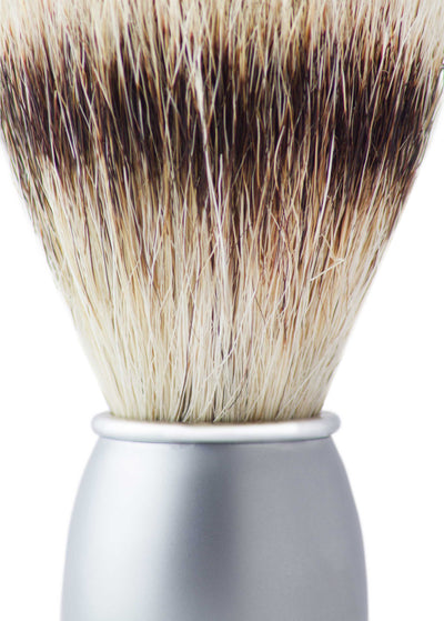 Bogart Collection Silvertip Badger Shaving Brush Silver