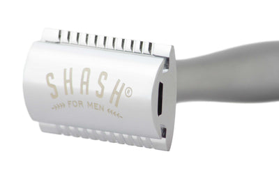 Bogart Collection Double Edge Closed Comb Safety Razor Silver