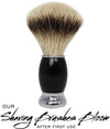 Bogart Collection Silvertip Badger Shaving Brush Black