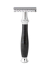 Sidney Collection Double Edge Safety Razor, Open Comb Black