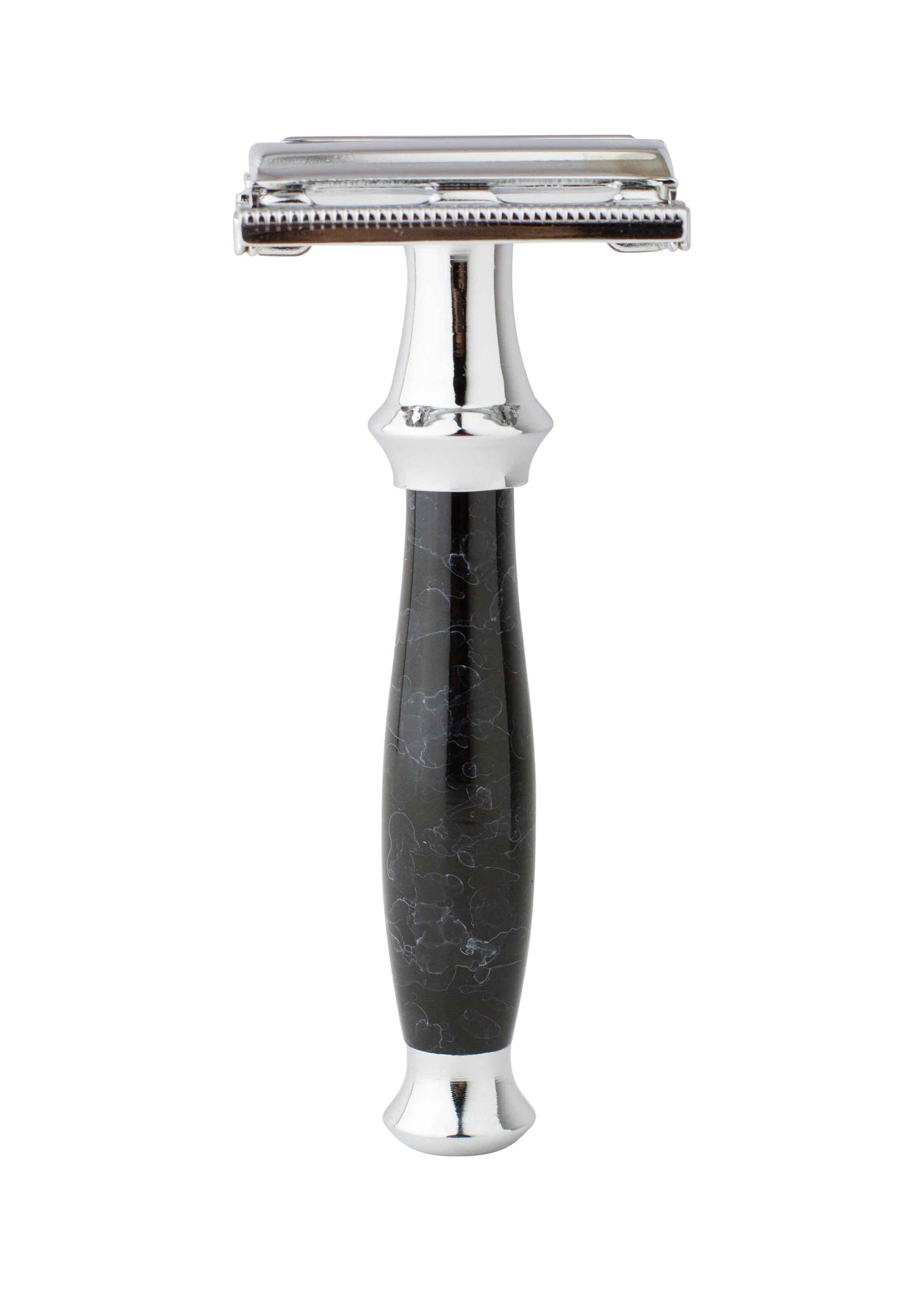 Sidney Collection Butterfly Double Edge Razor Black