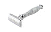 Sidney Collection Double Edge Closed Comb Safety Razor White