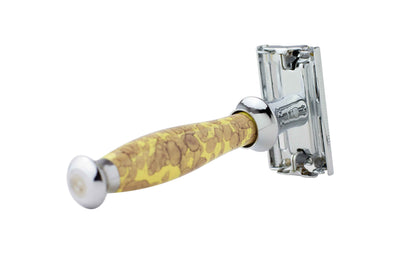 Sidney Collection Butterfly Double Edge Razor Yellow