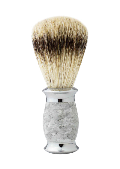 Sidney Collection Fusion Razor and Brush Set White