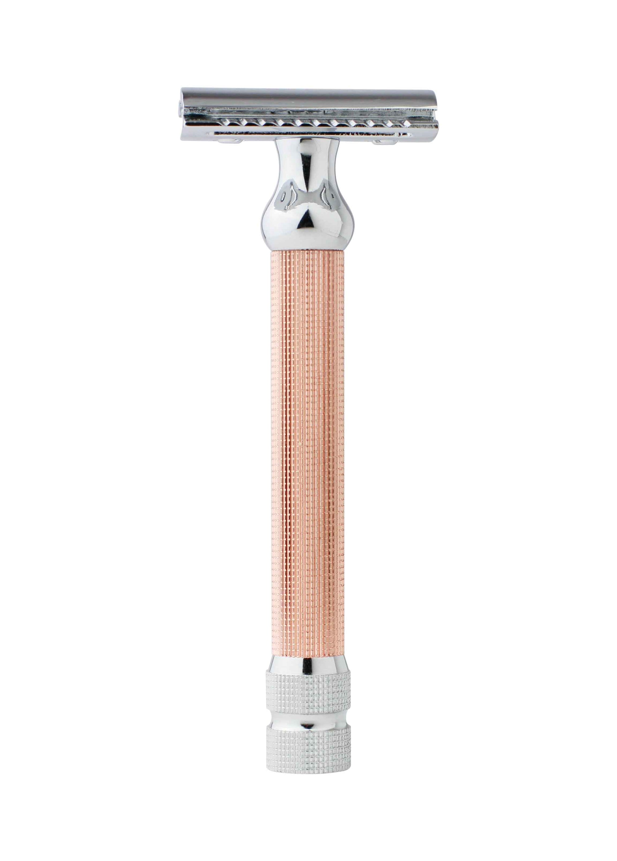 Dean Collection Double Edge Closed Comb Safety Razor Rose Gold