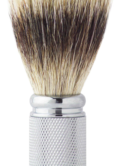 Dean Collection Pure Badger Shaving Brush Silver