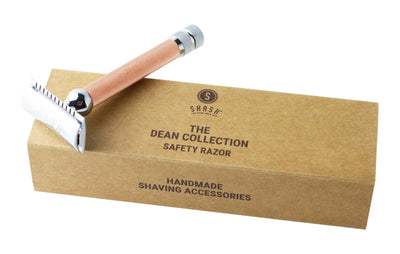 Dean Collection Double Edge Closed Comb Safety Razor Rose Gold